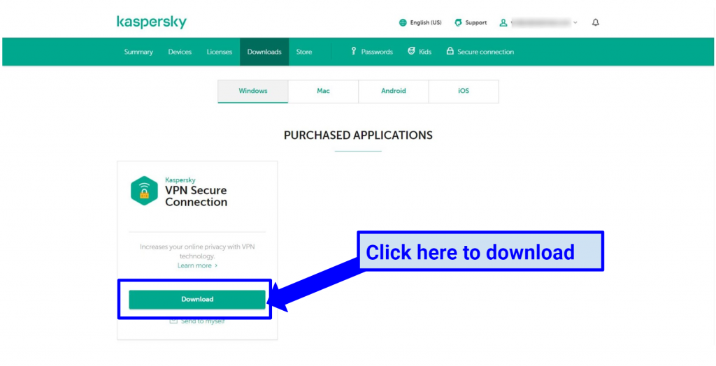 Graphic showing Kaspersky Secure interface