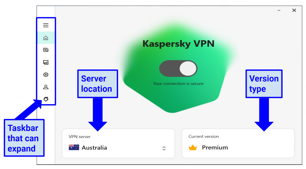 Graphic Showing Kaspersky Secure app