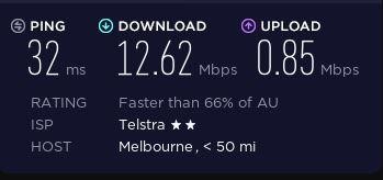 Speed test before connecting to ZenMate