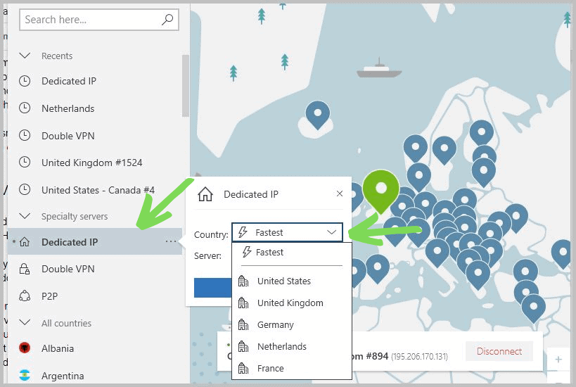 NordVPN dedicated ip