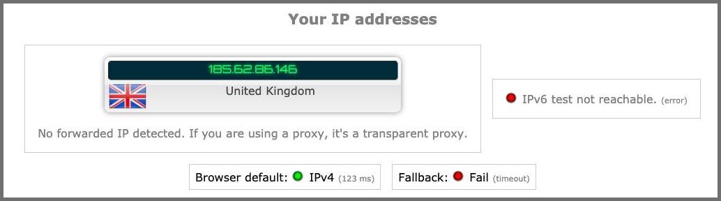 IP and DNS leak tests