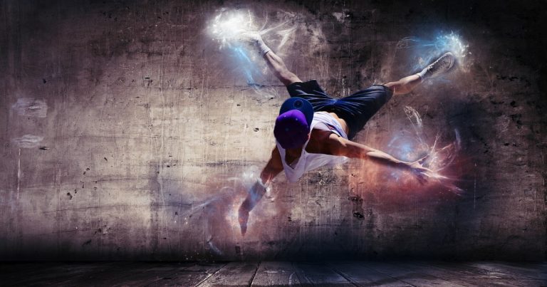 Breakdancer breakdancing