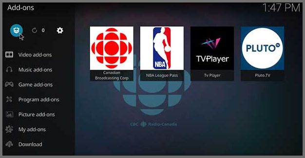 install cbc sports kodi 10