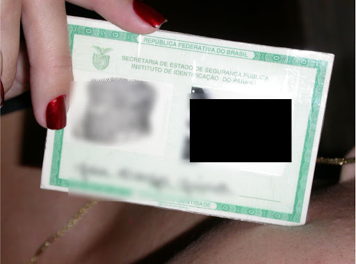 Brazilian ID card with fingerprint