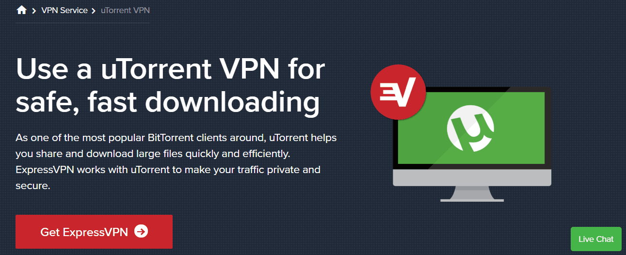 ExpressVPN torrenting image