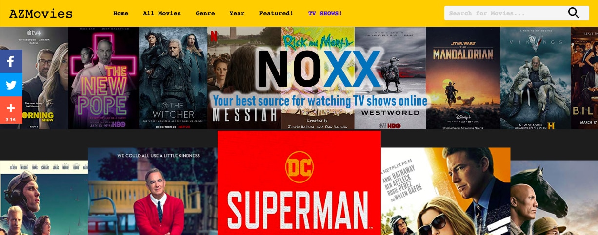 AZMovies Homepage