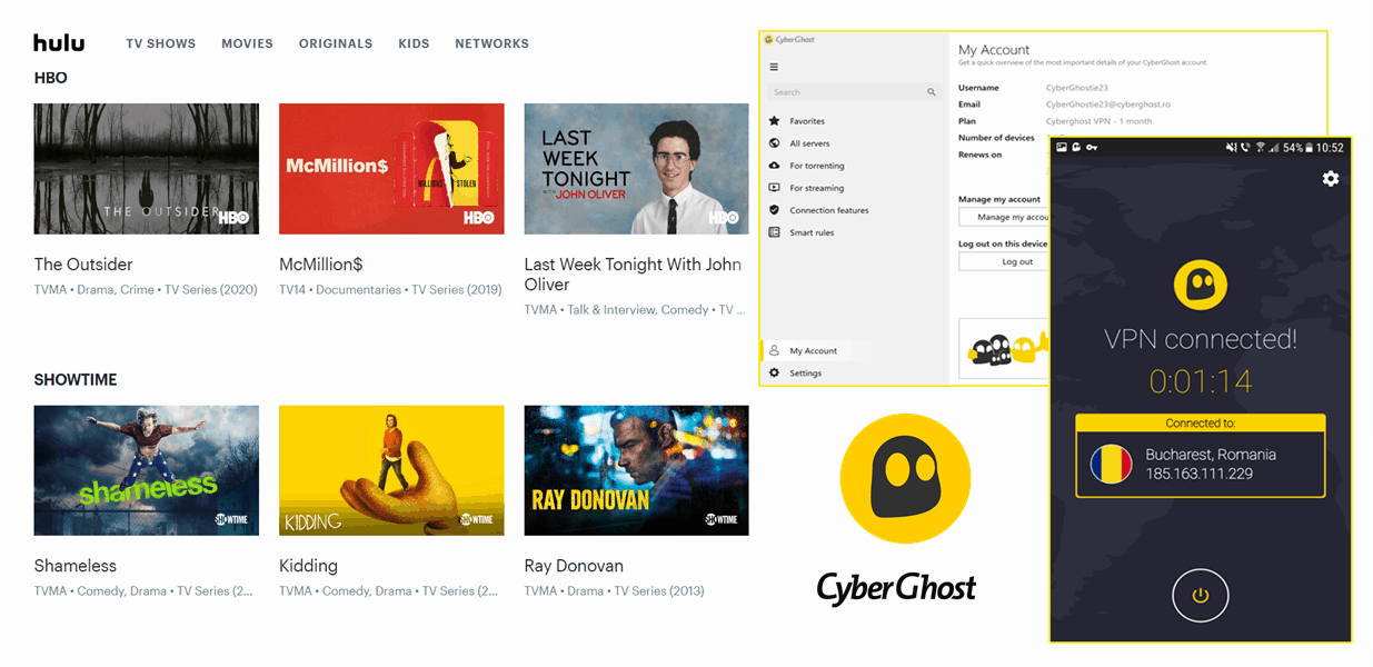 Hulu Website Screenshot