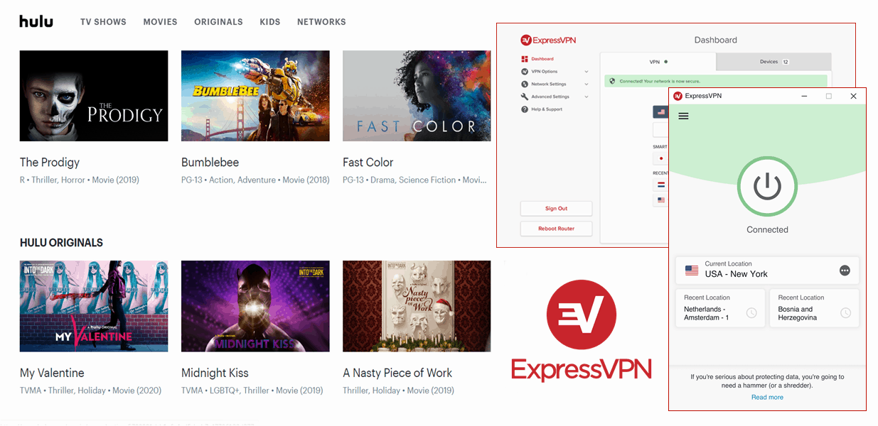 Hulu Website Screenshot