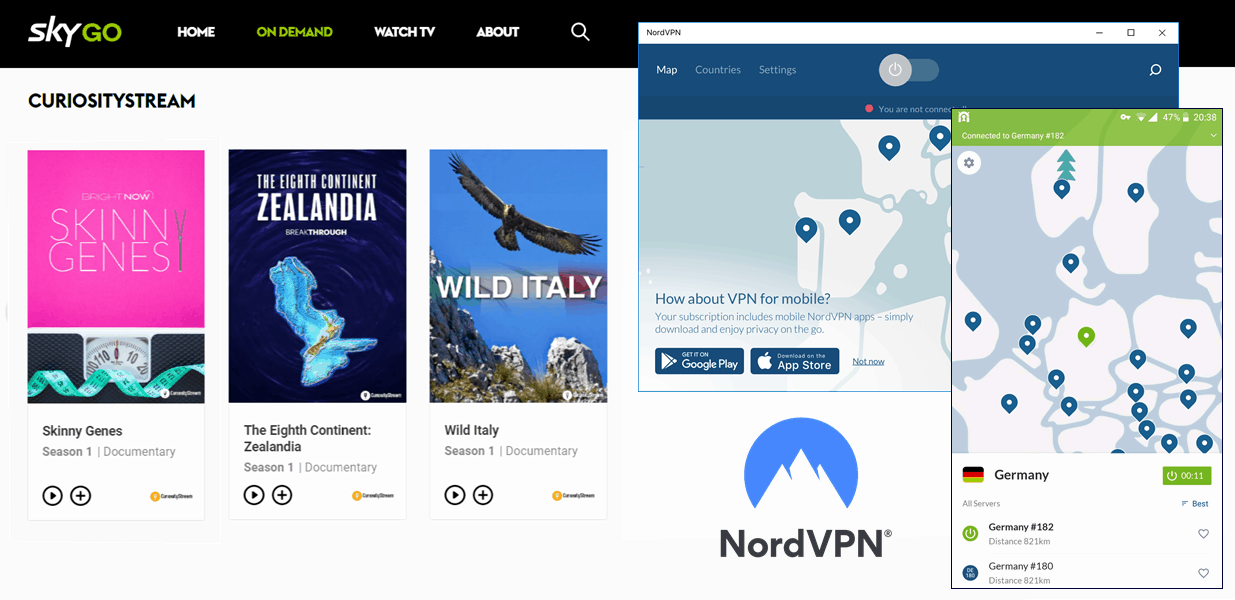 Sky Go - NordVPN