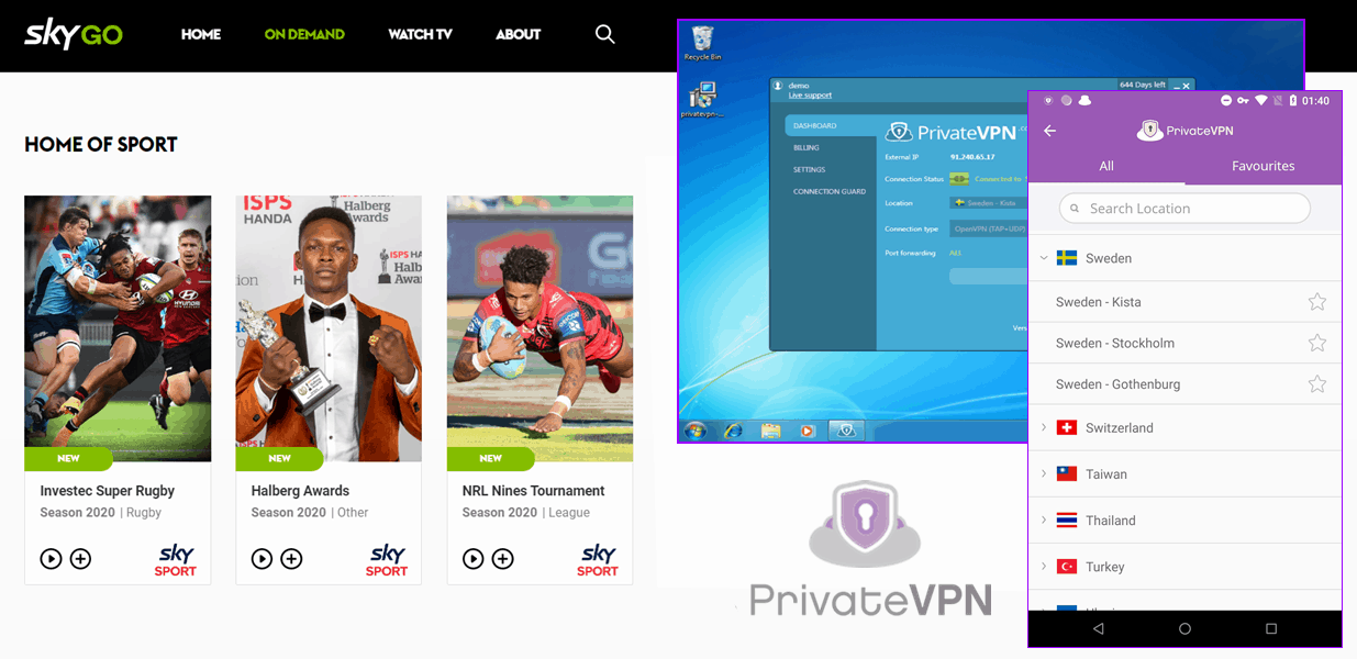 Sky Go Monthly Ticket