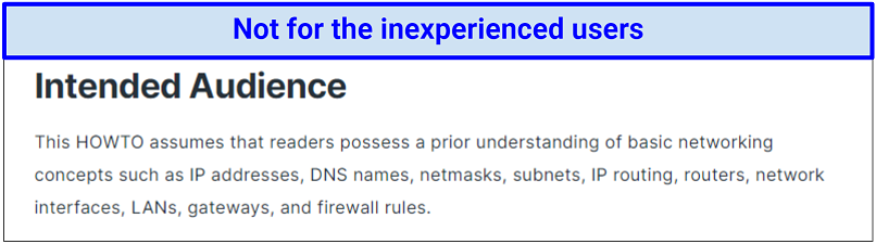 OpenVPN का स्क्रीनशॉट