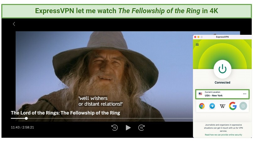 Lord of the Rings: The Fellowship of the Ring is now on Netflix