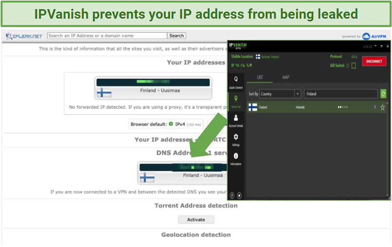Graphic Showing IPVanish with Craigslist