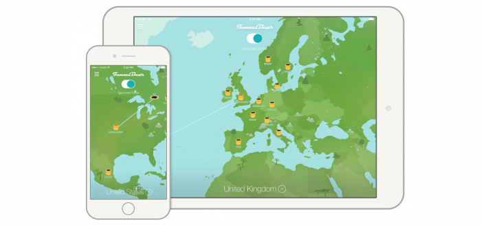 Petit assortiment de dispositifs technologiques compatibles avec TunnelBear VPN