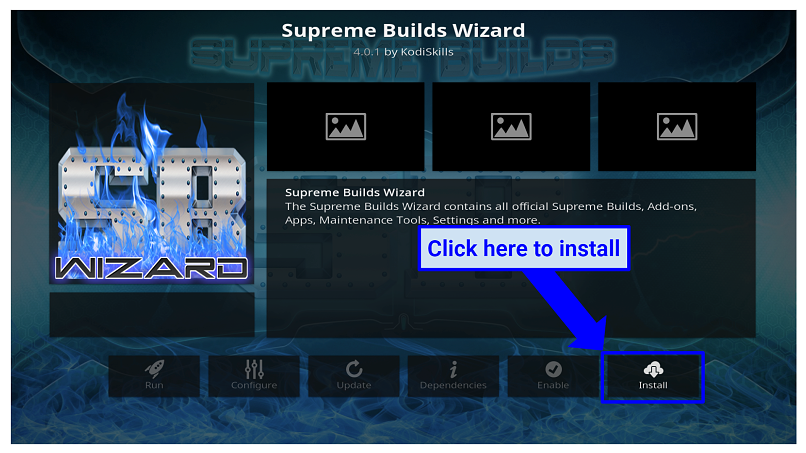 Graphic showing Supreme Builds Iwzards