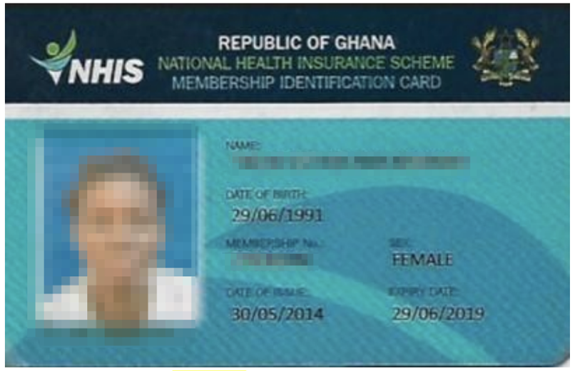 Ghana NHIS id