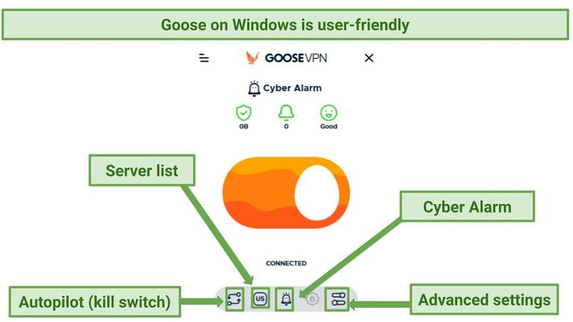 Screenshot of Goose on Windows