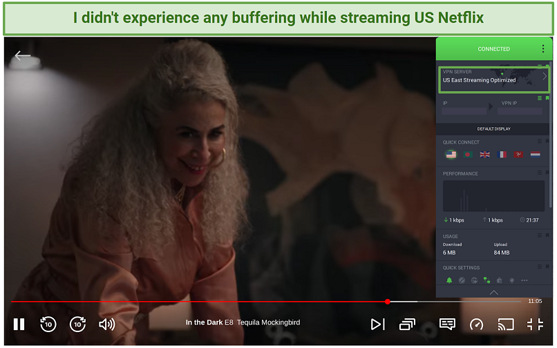 Screenshot di Pia che sbloccano US Netflix
