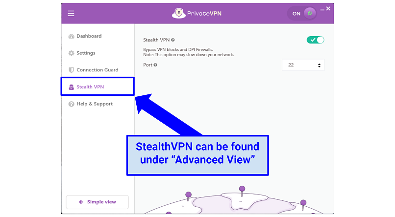Graphic showing StealthVPN