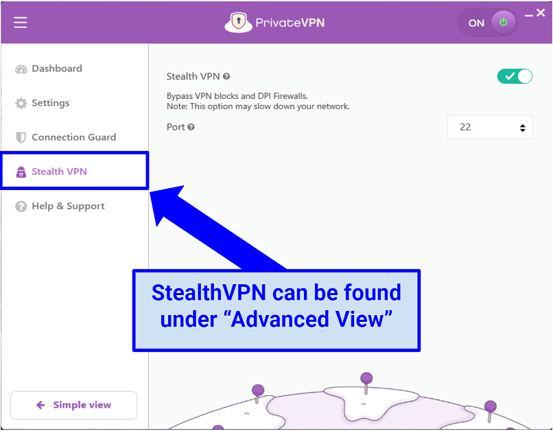 Graphic showing StealthVPN