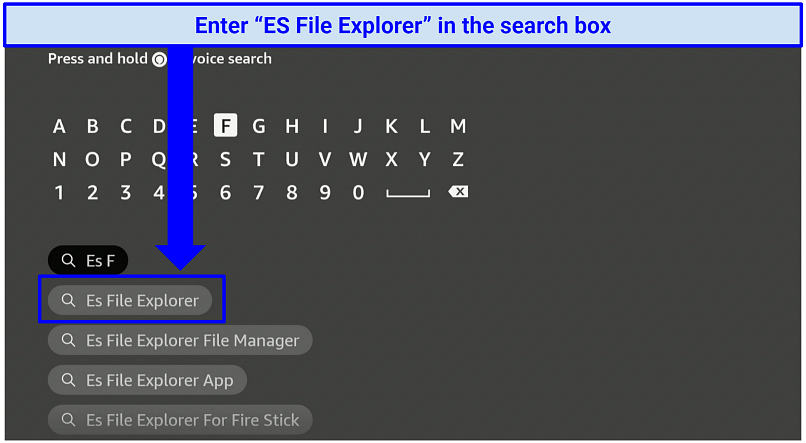 A screenshot showing ES File Explorer is available on Amazon Appstore