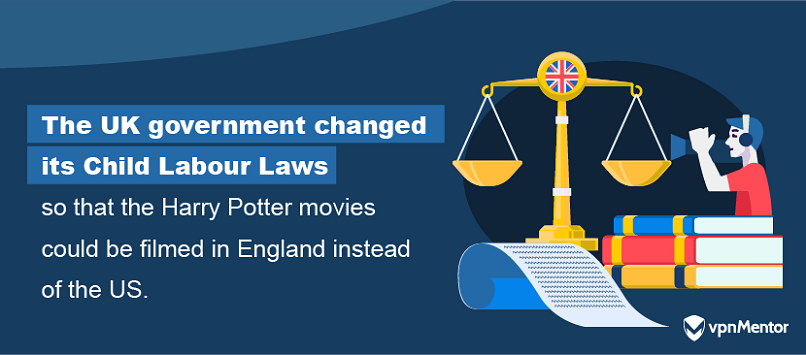 The UK changed its Child Labour Laws for Harry Potter