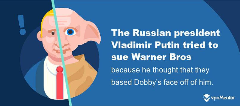 Vladimir Putin tried to sue Warner Bros