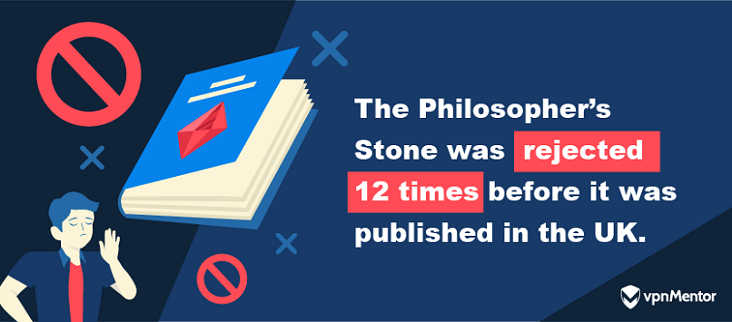 The Philosopher's Stone was previously rejected in the UK
