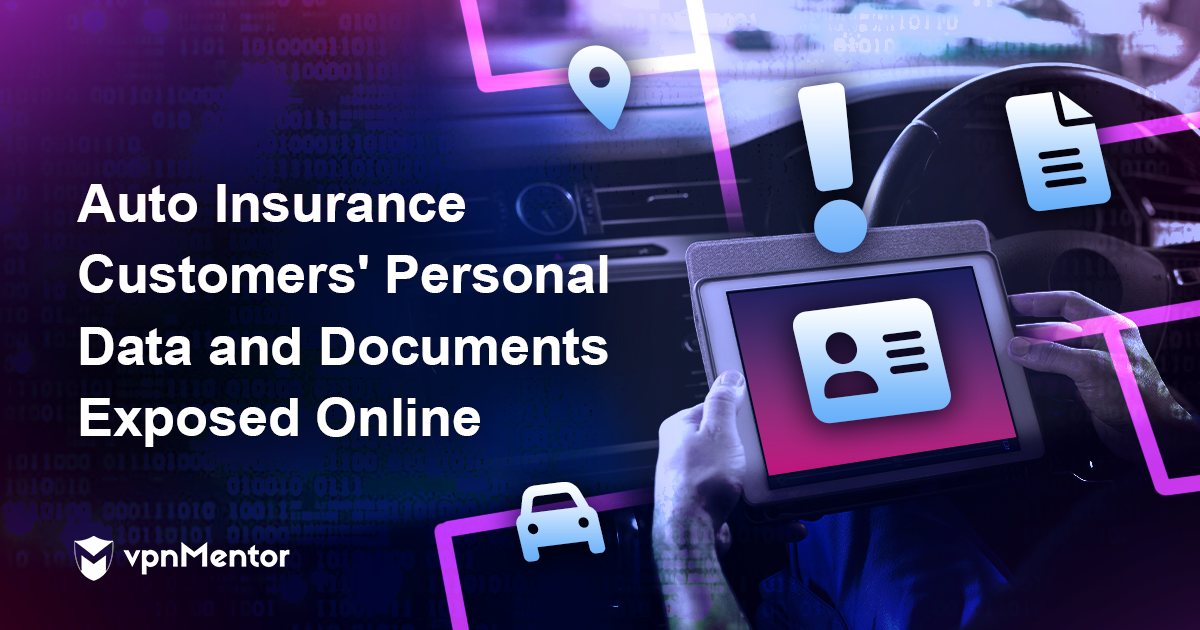 Auto Insurance Customers' Personal Data and Documents Exposed Online