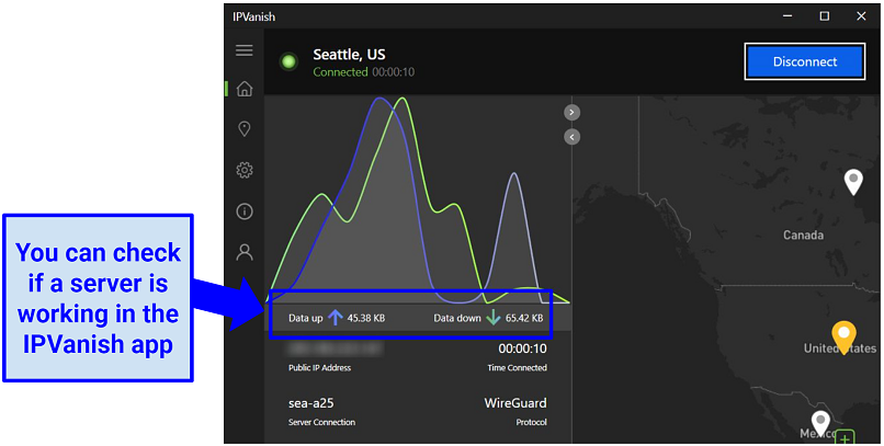 If your device is solely uploading data without receiving a response, it may have connection issues