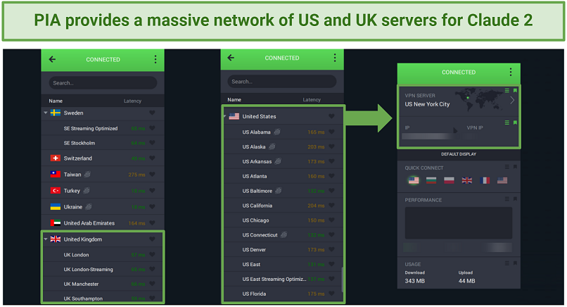 Pictures of PIA's servers in the US and UK