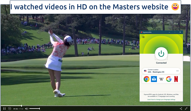 How to Watch the Masters Live From Anywhere in 2024