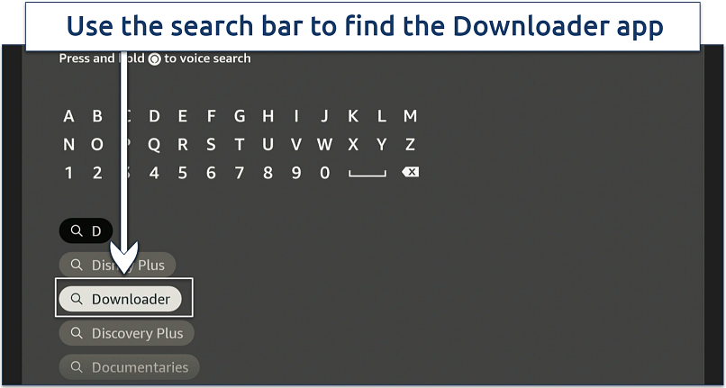 A screenshot showing the Downloader app on Amazon Appstore