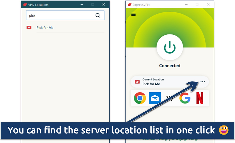 Screenshot showing the