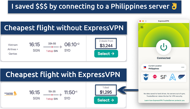 Cheap single flights shop