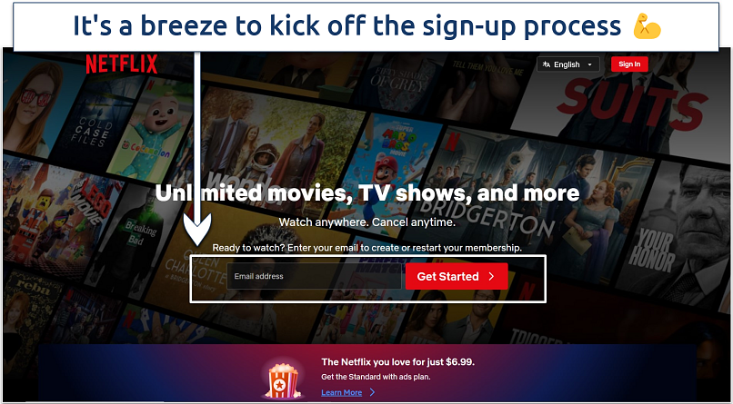 How to have american netflix discount