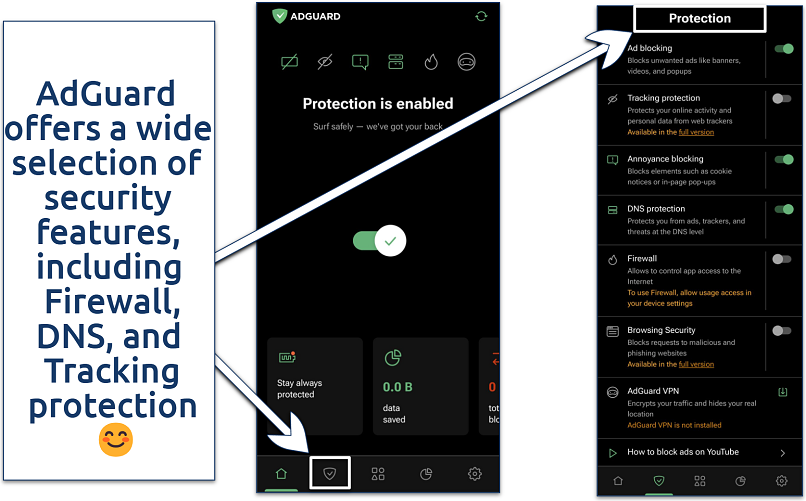 Screenshot of the Ad Guard