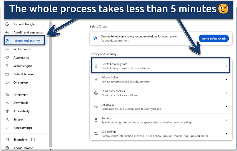 Screenshot of Google Chrome