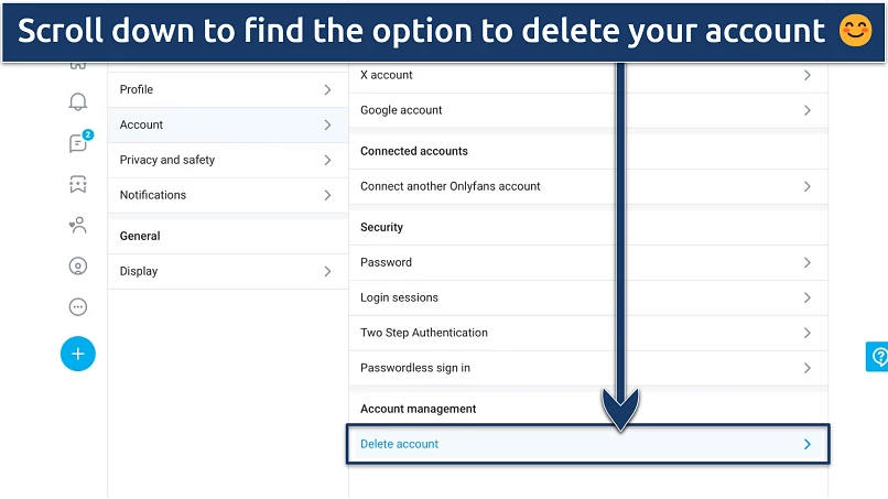 Screenshot showing the 