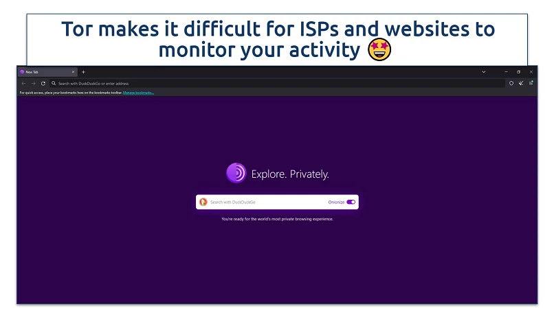  Screenshot of Tor Browser