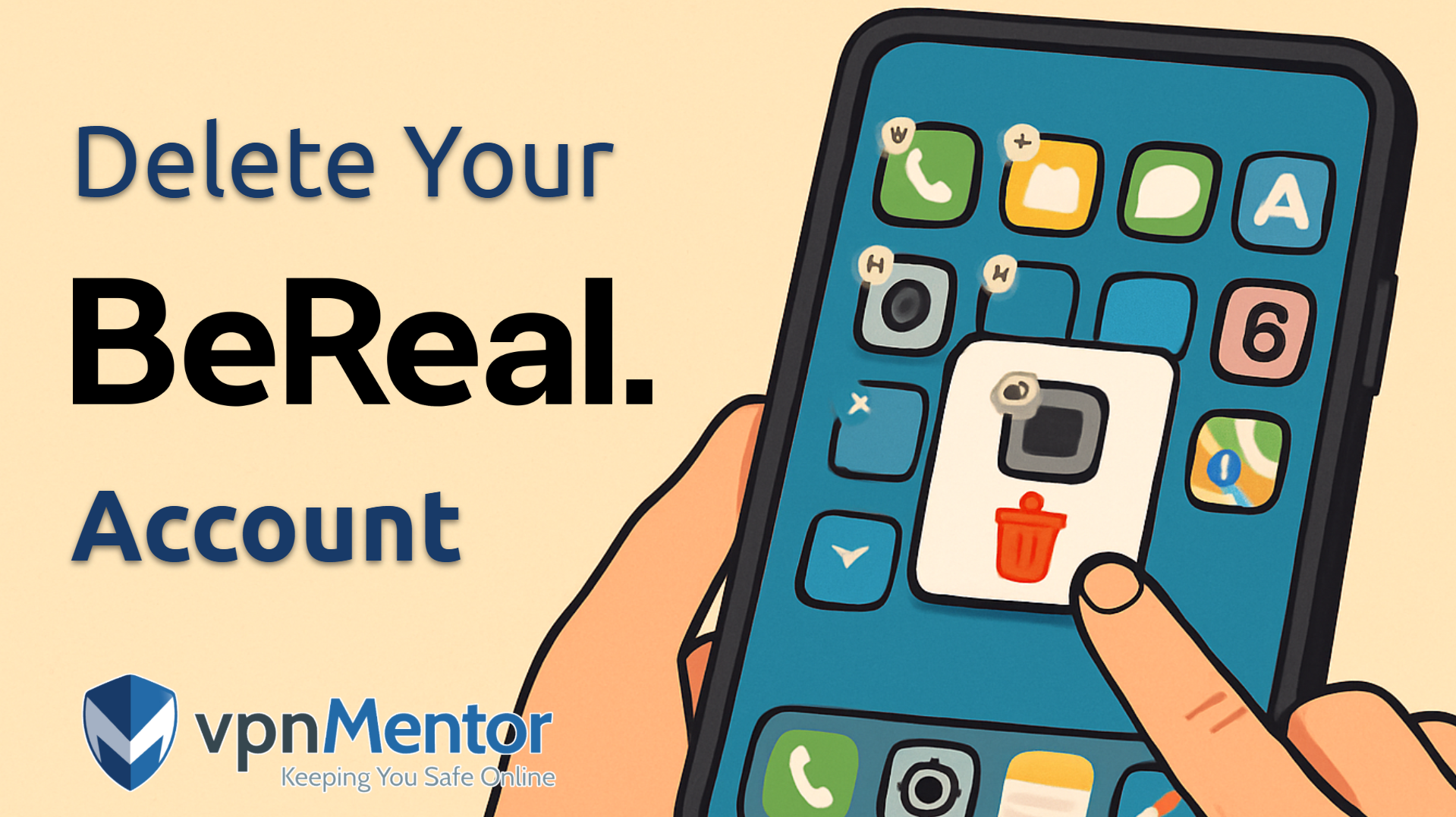 How to Delete a BeReal Account on iPhone & Android in 2025
