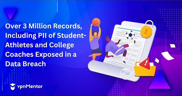 Over 3 Million Records, Including PII of Student-Athletes and College Coaches Exposed in a Data Breach