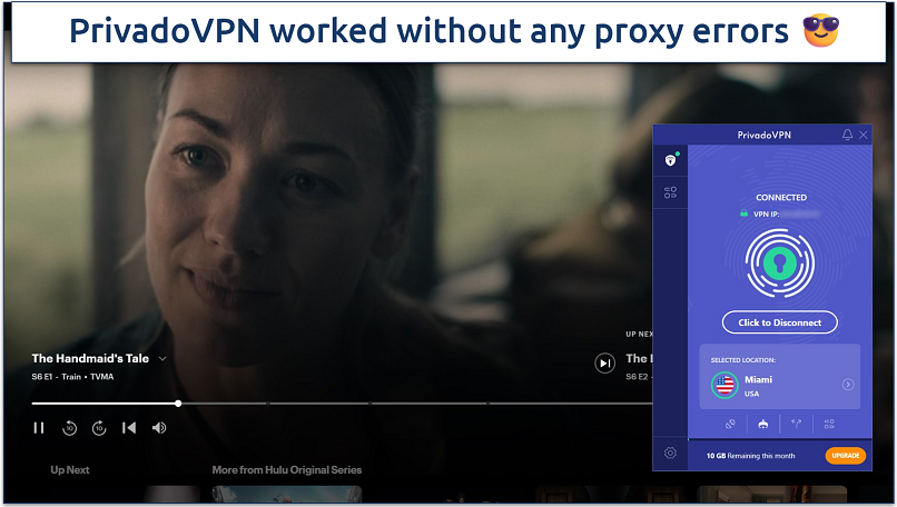 Screenshot of an episode of