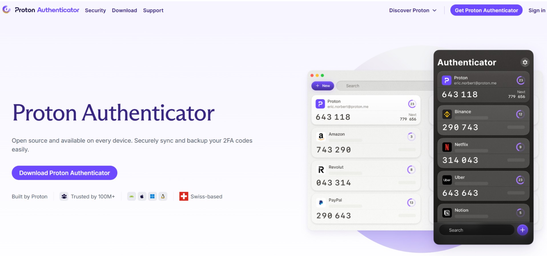 Proton Launches Cross-Platform Encrypted 2FA App